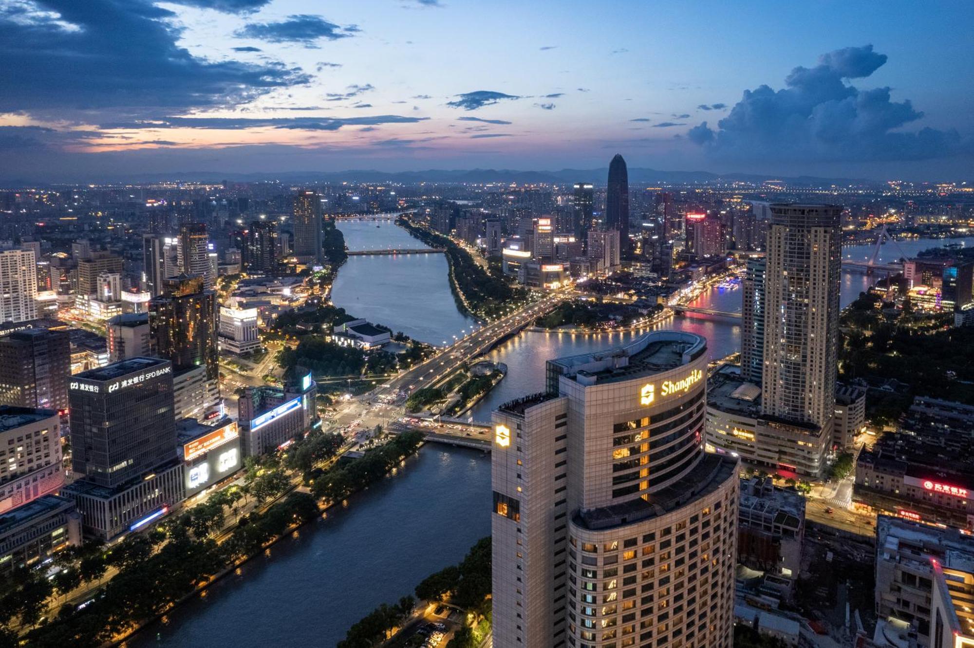 Shangri-La Ningbo - The Three Rivers Intersection Hotell Eksteriør bilde